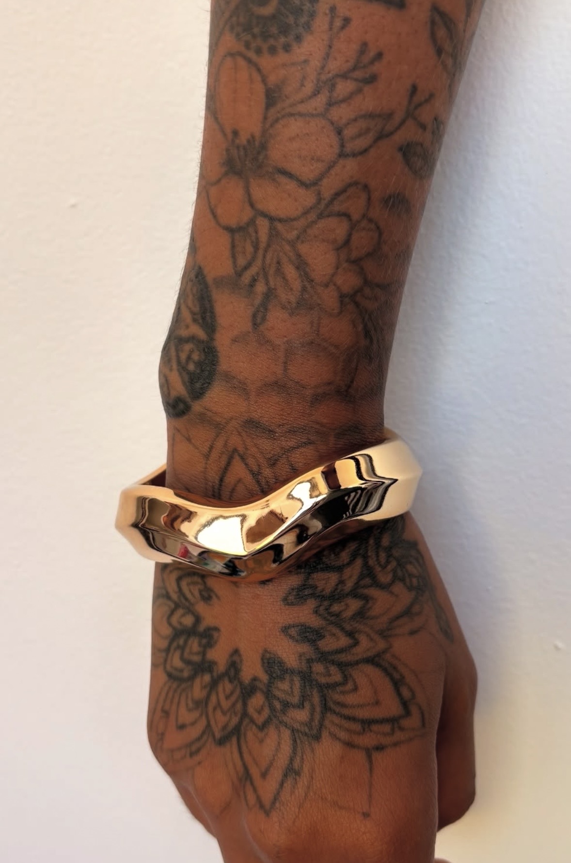 Pulseira Ondas Dourada