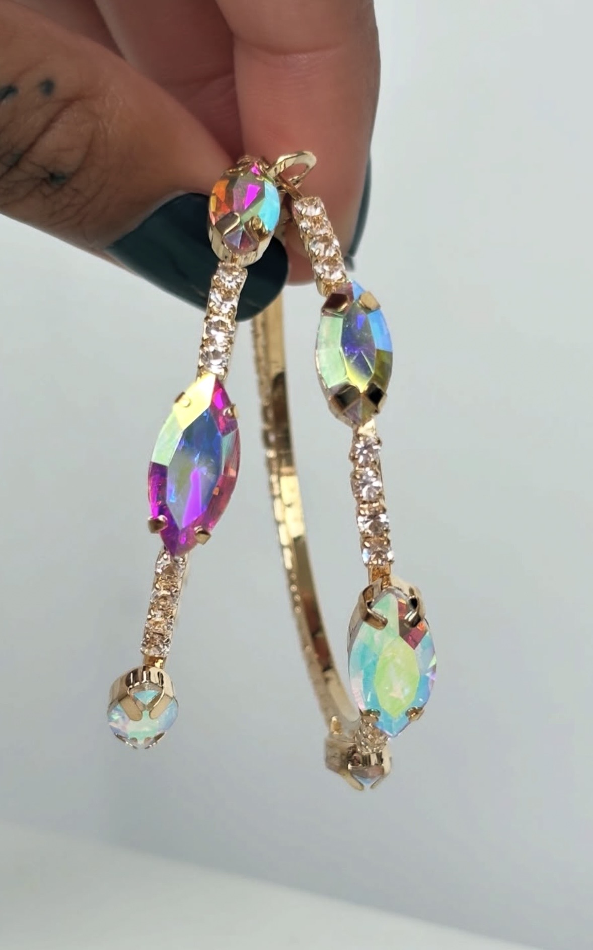 Argola Shine Dourada
